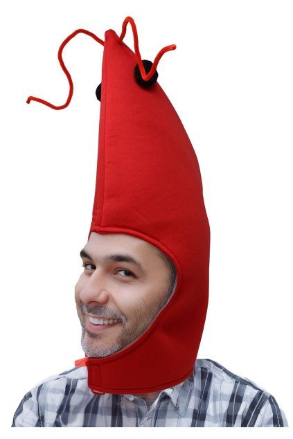 Kreveta - karnevalový párty klobouk