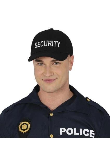 Security - černá kšiltovka