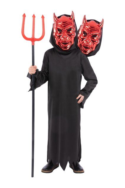 Dětský kostým - dvouhlavý čert