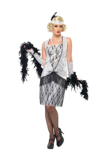 Dámský kostým - Charleston 20.léta Flapper-sleva