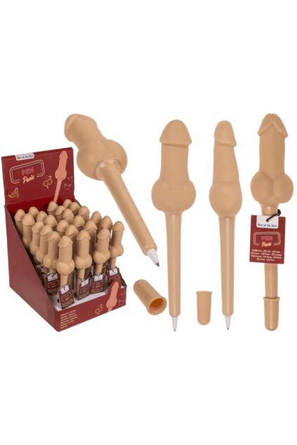Vtipné pero - propiska penis 18cm