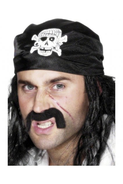 Pirátský šátek - lebka