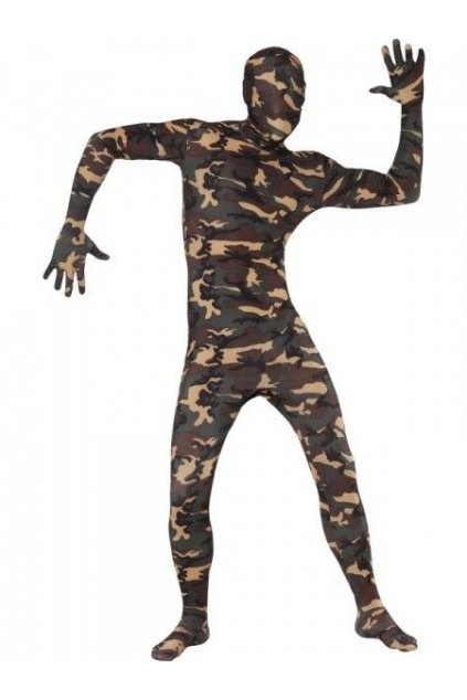 Vojenský morphsuit - maskáčový second skin