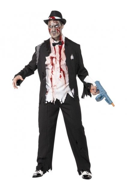 Halloweenský kostým Zombie gangster