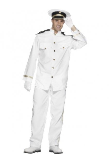 Kostým kapitána bílý