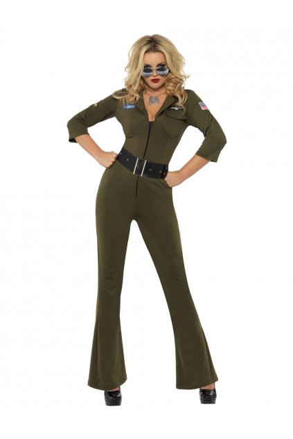 Top Gun pilot - dámský kostým uniforma
