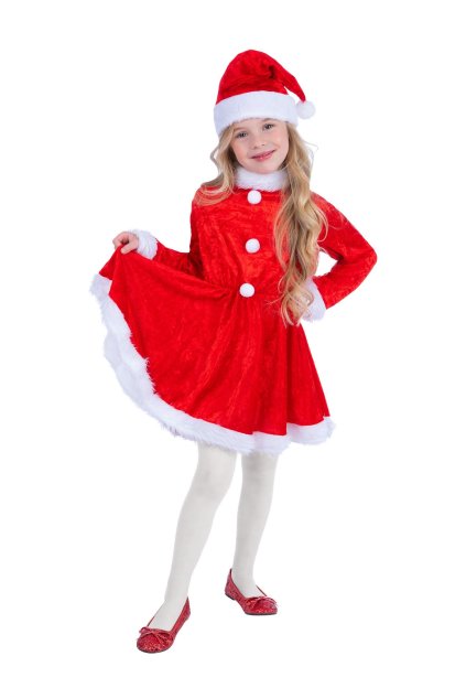 Dětský kostým - Santa girl