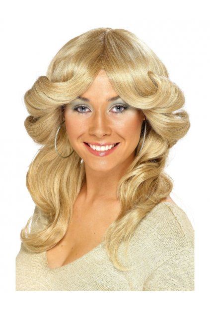 Dámská blond retro paruka ABBA