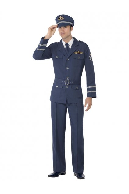 Pilot - pánský historický kostým Air Captain