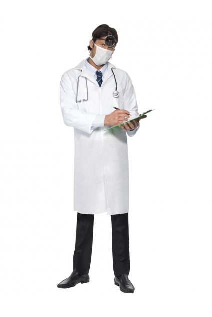 Kostým doktora - bílý plášť