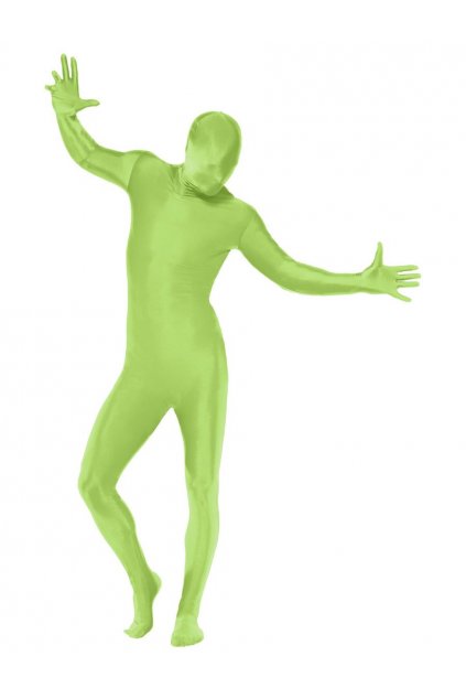 Kostým druhá kůže zelená - secondskin