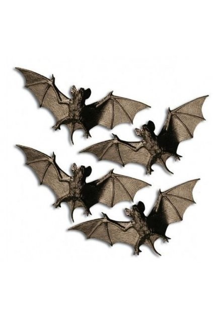Dekorace netopýři 8 kusů