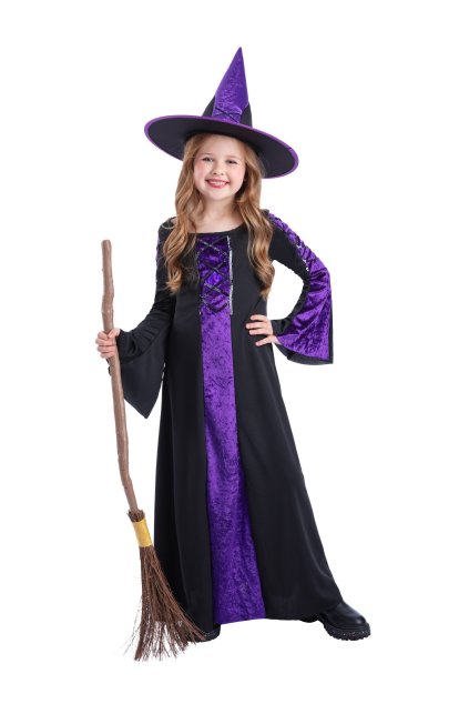 Čarodějnice - dětský kostým s kloboukem