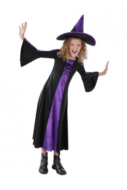 Čarodějnice - dětský kostým s kloboukem