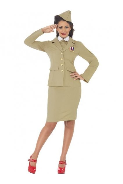 Kostým Retro officer woman