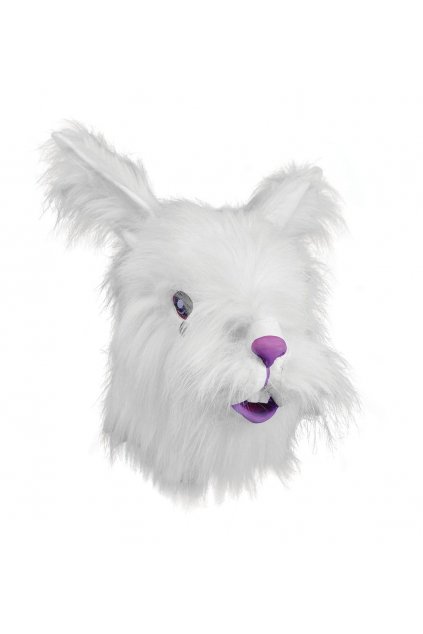 Maska bílého králíka - realistická