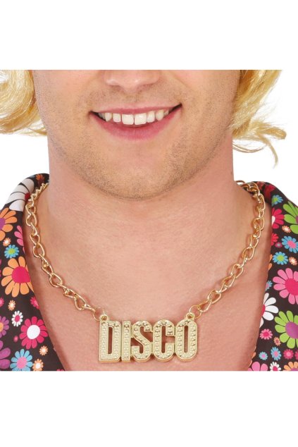 Zlatý náhrdelník - DISCO retro
