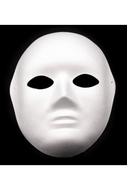 Maska na obličej - bílá