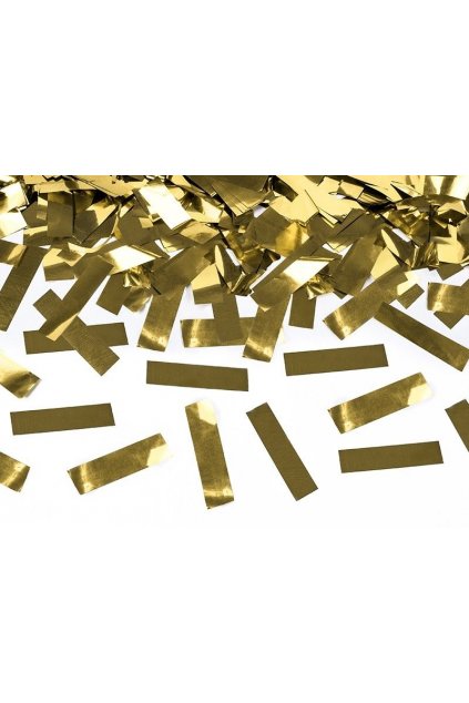 Vystřelovací konfety zlaté - 40cm