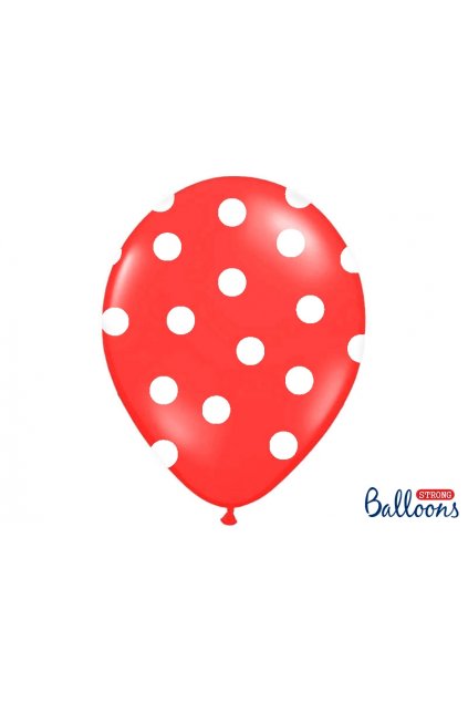 Nafukovací balónek "Retro polka dot" - 30 cm