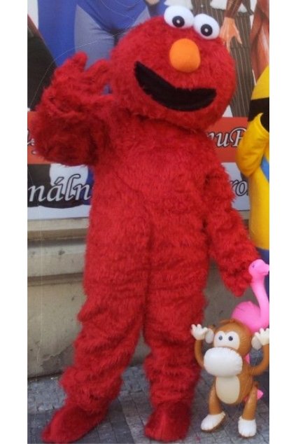 Maskot Red Elmo - Sezamová ulice