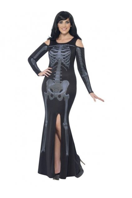Kostlivec - dámský kostým na Halloween