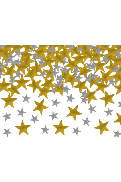 Vánoční konfety - hvězdy