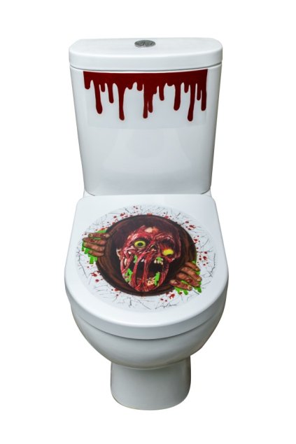 Zombie samolepka na WC