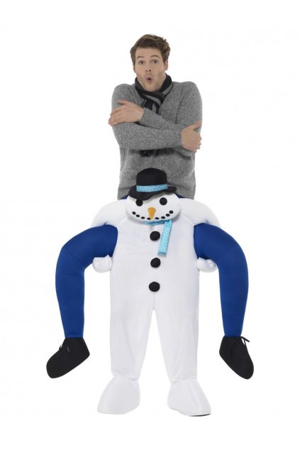 Kostým sněhulák - piggyback