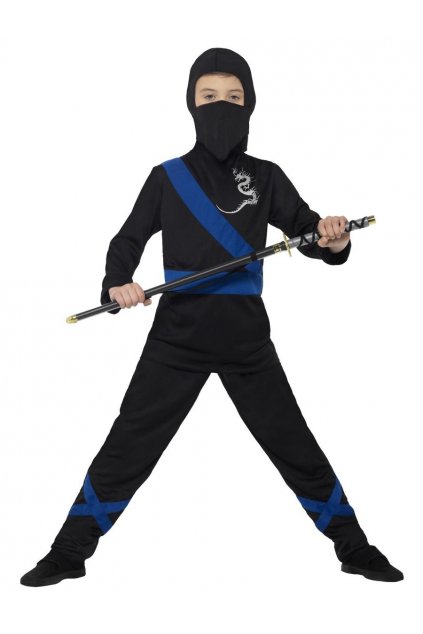 Kostým ninja modrý