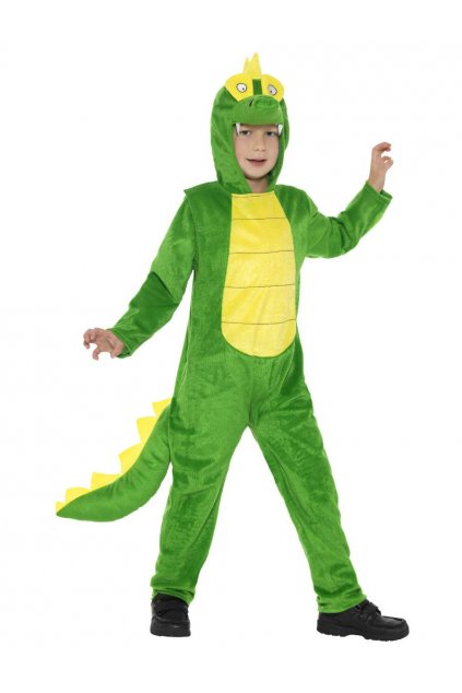 Dětský kostým drak - zelený