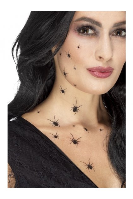Nalepovací tetování s pavouky 16ks
