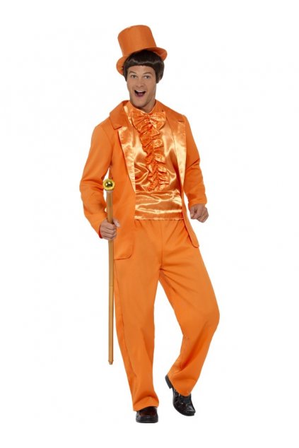 Oranžový oblek Lloyd Blbý a blbější