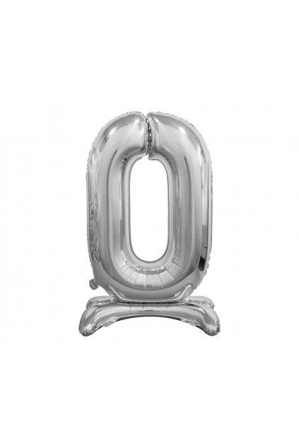 b c standing foil balloon digit 0 silver 74 cm (1)