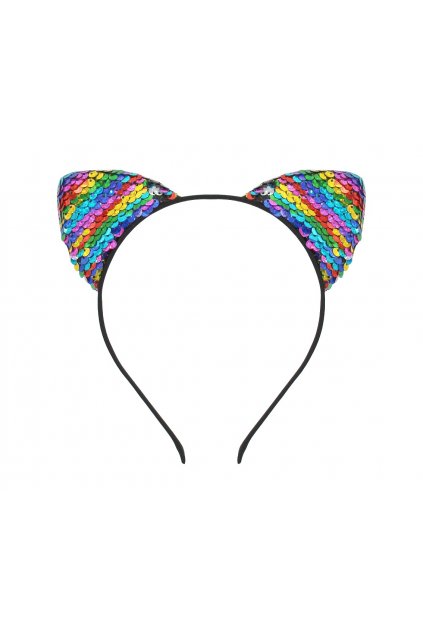 headband cat with sequins multicolour