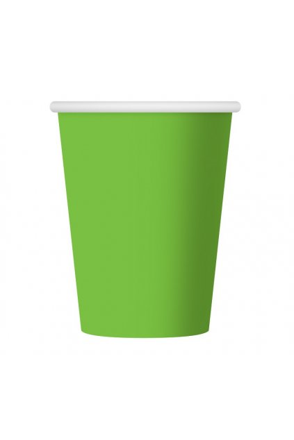 paper cups one coloured pistachio 270 ml 6 pc