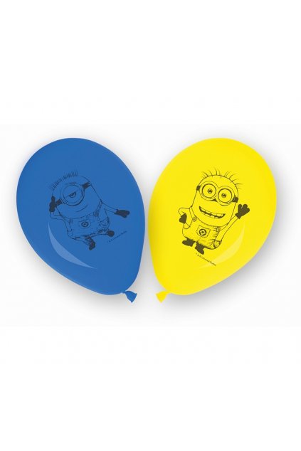 a set of 8 balloons lovely minions