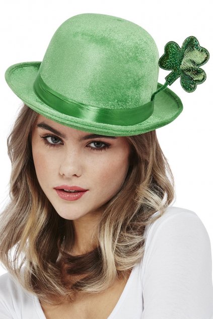 Zelená buřina s velkým čtyřlístkem - Saint Patrick's Day