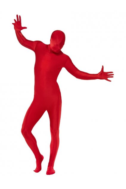 Červený morphsuit -  second skin red