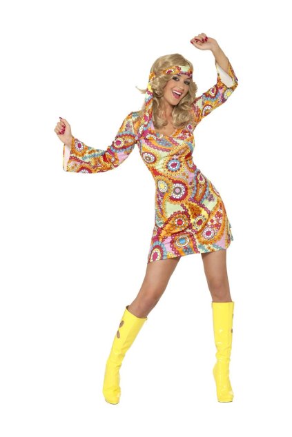 Dámský kostým Hippies 60. léta - výprodej z půjčovny