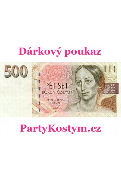 Dárkový poukaz 500,- Kč