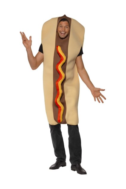 Kostým HOT DOG - párek v rohlíku - výprodej z půjčovny