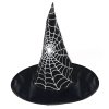 Dětský klobouk čarodějnice s pavučinou