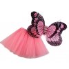 Růžový motýl - dětský kostým