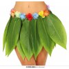 Havajská sukně s květy - banánové listy