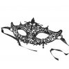 Krajková maska černá - deluxe