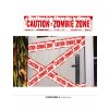 Caution Zombie Zone - dekorační páska 600cm