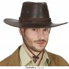 Kovbojský klobouk - tmavě hnědý