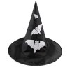 Dětský klobouk čarodějnice - netopýři