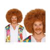 MEGA Afro paruka kudrnatá hnědá
